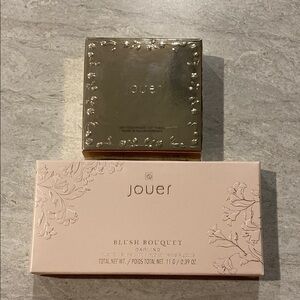 jouer Blush Palette & Compact in Pale Pink and Gold